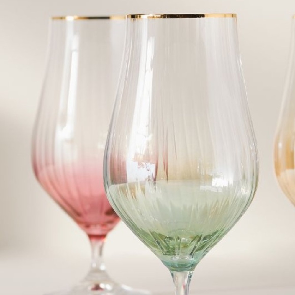 💫 NWT Anthropologie waterfall collection - Tulip - set of 4